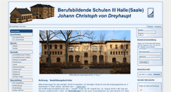 Desktop Screenshot of dreyhaupt-schule.de